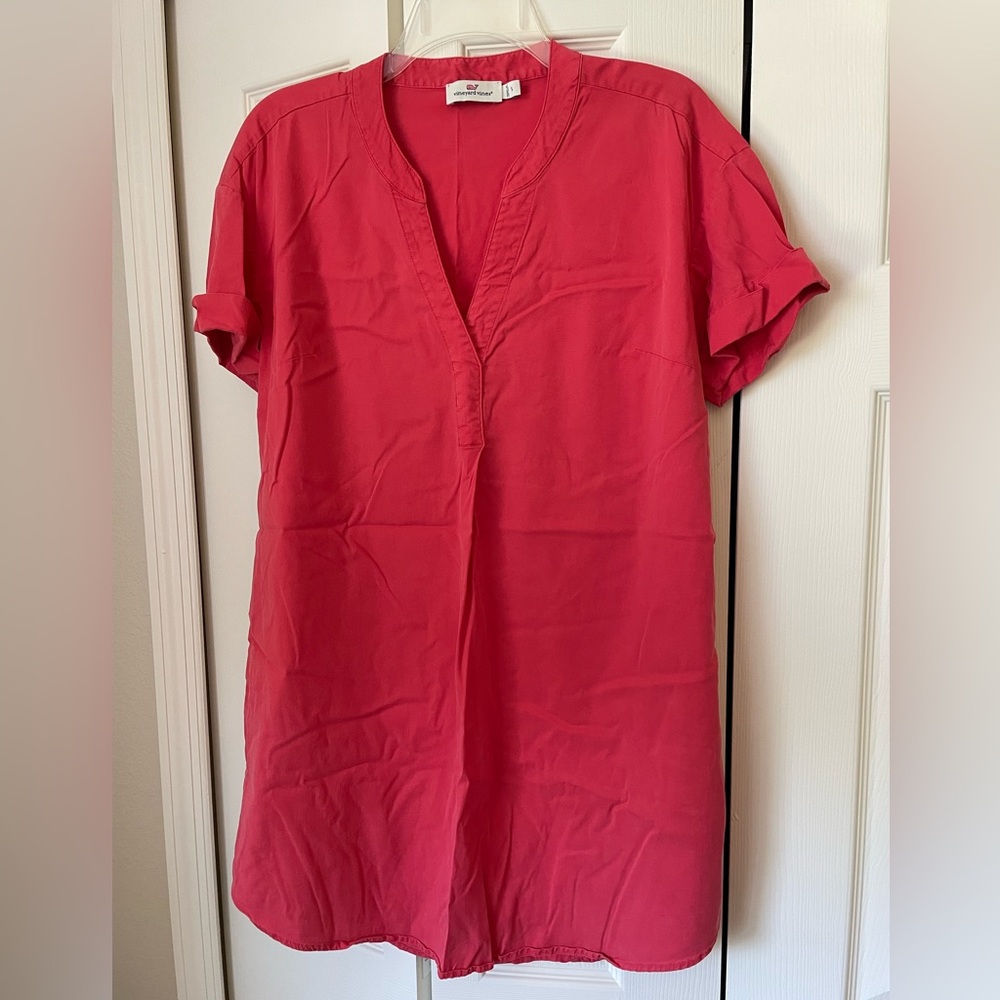 Vineyard Vines Coral Tunic Dress